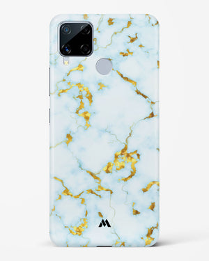 White Gold Marble Hard Case Phone Cover (Realme)