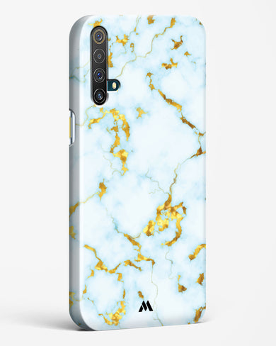 White Gold Marble Hard Case Phone Cover (Realme)