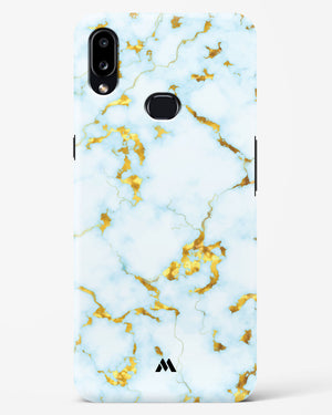 White Gold Marble Hard Case Phone Cover-(Samsung)