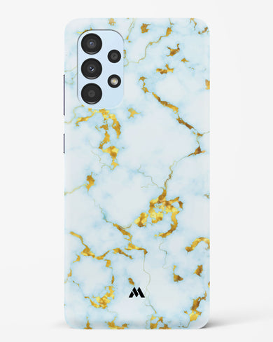 White Gold Marble Hard Case Phone Cover (Samsung)