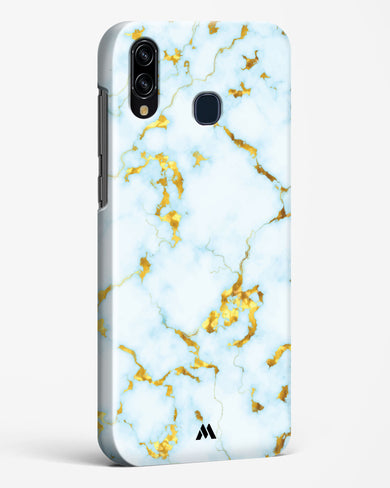 White Gold Marble Hard Case Phone Cover-(Samsung)