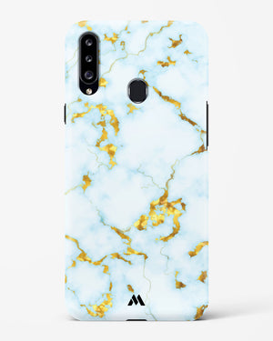 White Gold Marble Hard Case Phone Cover-(Samsung)