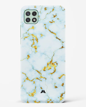 White Gold Marble Hard Case Phone Cover-(Samsung)