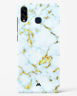 White Gold Marble Hard Case Phone Cover-(Samsung)