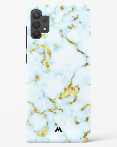 White Gold Marble Hard Case Phone Cover-(Samsung)