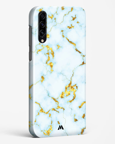 White Gold Marble Hard Case Phone Cover-(Samsung)