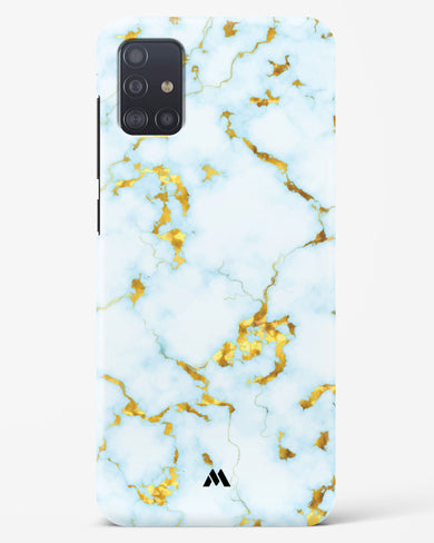 White Gold Marble Hard Case Phone Cover-(Samsung)