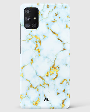 White Gold Marble Hard Case Phone Cover-(Samsung)