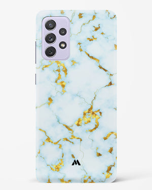 White Gold Marble Hard Case Phone Cover (Samsung)