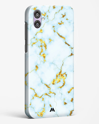 White Gold Marble Hard Case Phone Cover-(Samsung)