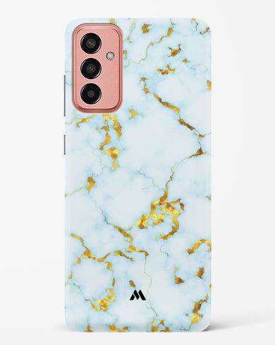 White Gold Marble Hard Case Phone Cover-(Samsung)