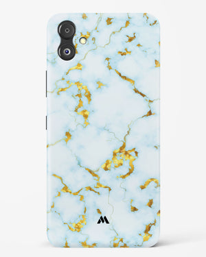 White Gold Marble Hard Case Phone Cover-(Samsung)