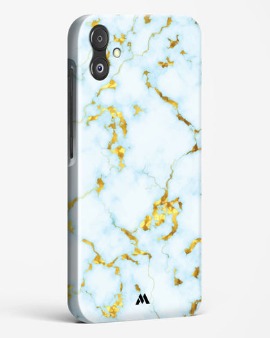 White Gold Marble Hard Case Phone Cover-(Samsung)