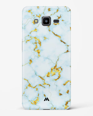 White Gold Marble Hard Case Phone Cover-(Samsung)