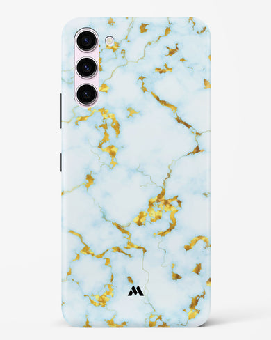 White Gold Marble Hard Case Phone Cover-(Samsung)