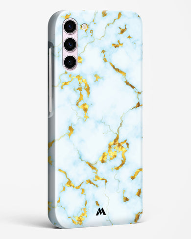 White Gold Marble Hard Case Phone Cover-(Samsung)