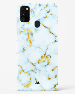 White Gold Marble Hard Case Phone Cover (Samsung)