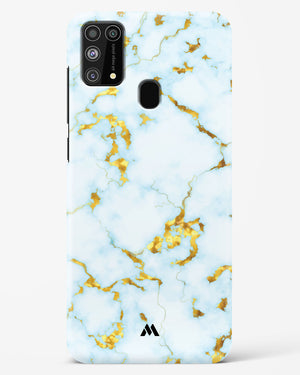 White Gold Marble Hard Case Phone Cover-(Samsung)