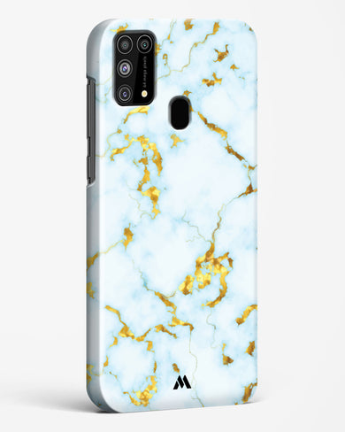 White Gold Marble Hard Case Phone Cover-(Samsung)