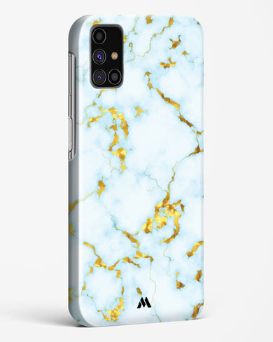 White Gold Marble Hard Case Phone Cover (Samsung)
