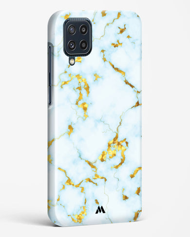 White Gold Marble Hard Case Phone Cover-(Samsung)