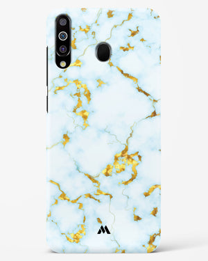 White Gold Marble Hard Case Phone Cover-(Samsung)