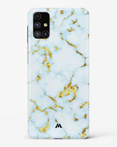 White Gold Marble Hard Case Phone Cover-(Samsung)