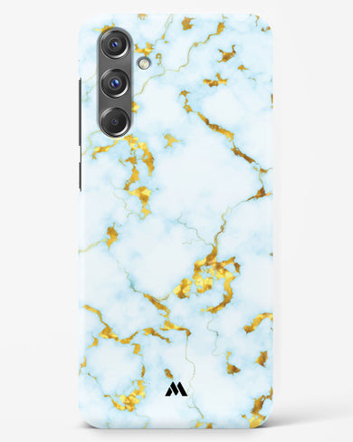 White Gold Marble Hard Case Phone Cover-(Samsung)