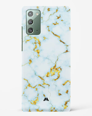 White Gold Marble Hard Case Phone Cover (Samsung)