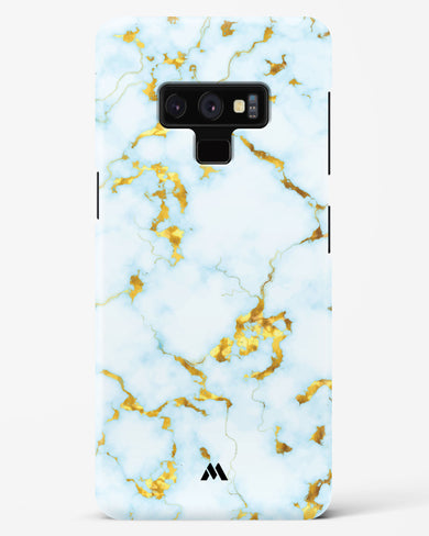 White Gold Marble Hard Case Phone Cover-(Samsung)