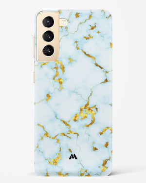 White Gold Marble Hard Case Phone Cover (Samsung)