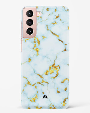White Gold Marble Hard Case Phone Cover (Samsung)