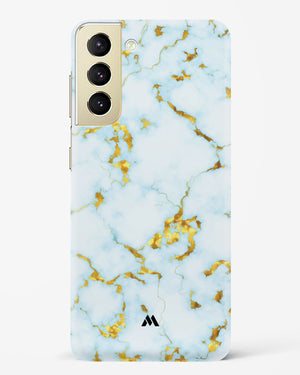 White Gold Marble Hard Case Phone Cover-(Samsung)