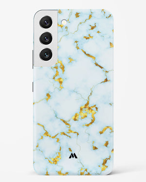 White Gold Marble Hard Case Phone Cover-(Samsung)