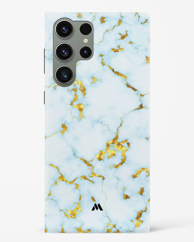White Gold Marble Hard Case Phone Cover (Samsung)