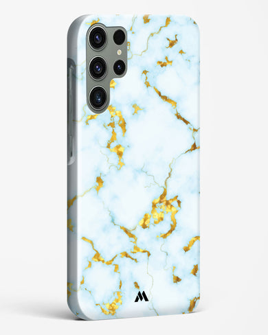 White Gold Marble Hard Case Phone Cover (Samsung)