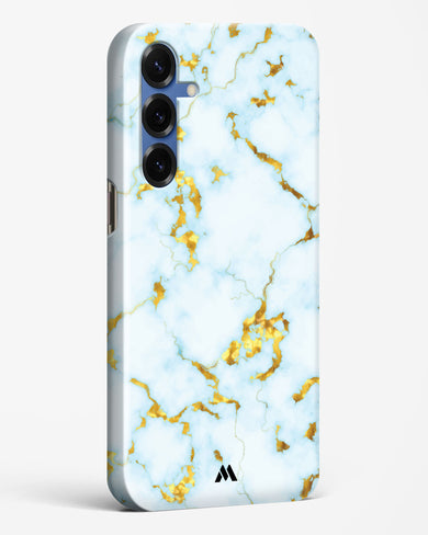 White Gold Marble Hard Case Phone Cover (Samsung)
