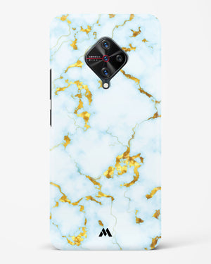 White Gold Marble Hard Case Phone Cover (Vivo)