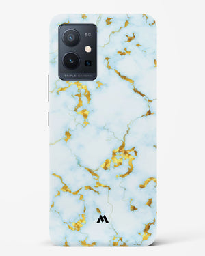 White Gold Marble Hard Case Phone Cover (Vivo)