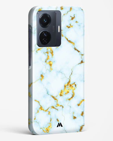 White Gold Marble Hard Case Phone Cover (Vivo)