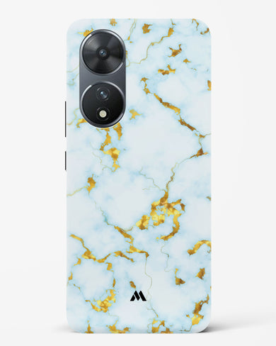 White Gold Marble Hard Case Phone Cover-(Vivo)