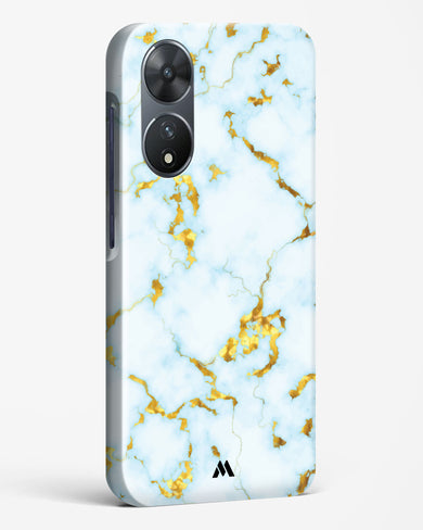 White Gold Marble Hard Case Phone Cover-(Vivo)