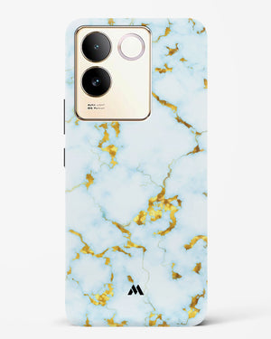 White Gold Marble Hard Case Phone Cover (Vivo)