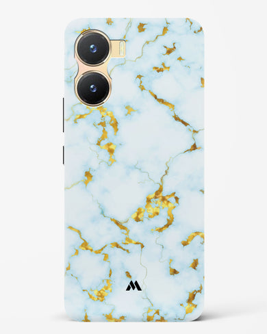 White Gold Marble Hard Case Phone Cover-(Vivo)