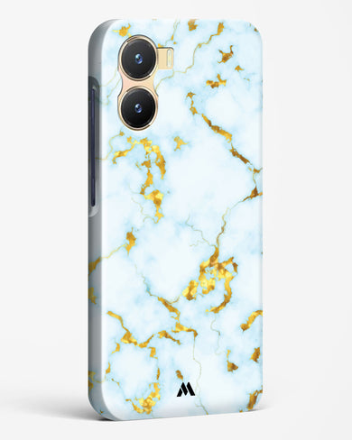 White Gold Marble Hard Case Phone Cover-(Vivo)