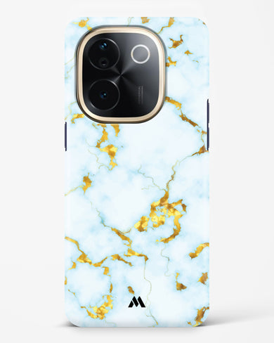 White Gold Marble Hard Case Phone Cover (Vivo)