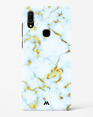 White Gold Marble Hard Case Phone Cover-(Vivo)