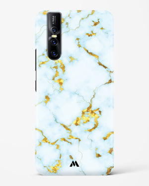 White Gold Marble Hard Case Phone Cover (Vivo)