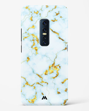 White Gold Marble Hard Case Phone Cover (Vivo)