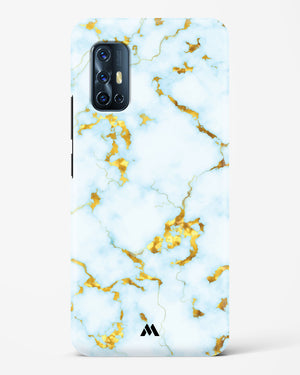 White Gold Marble Hard Case Phone Cover (Vivo)